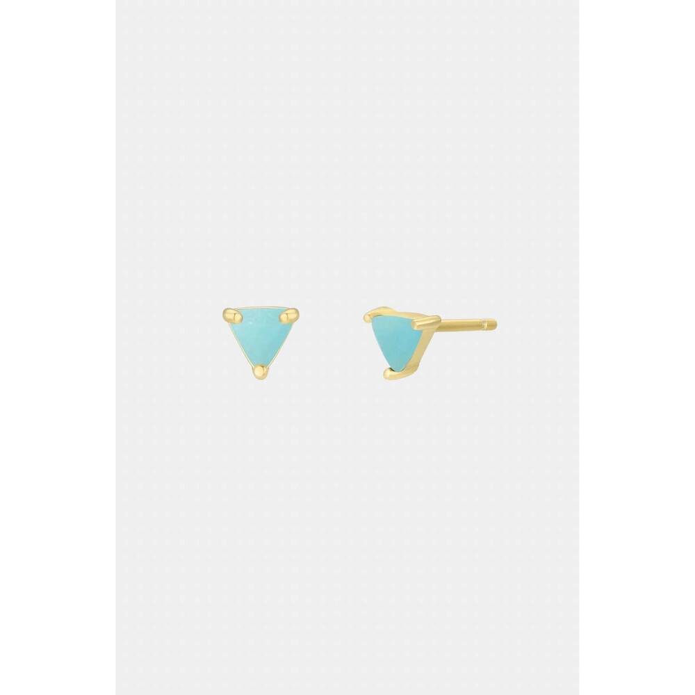 NEW JAXKELLY women's mini gem studs earrings in amazonite